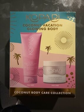 Kopari Pink and Gold Coconut Body Care Set